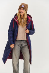 Blush In The Dark Two-Sided Quilted Coat